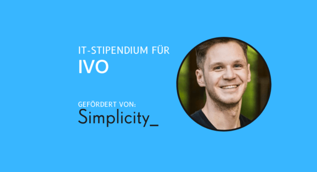 Ivo wird Stipendiat von Simplicity